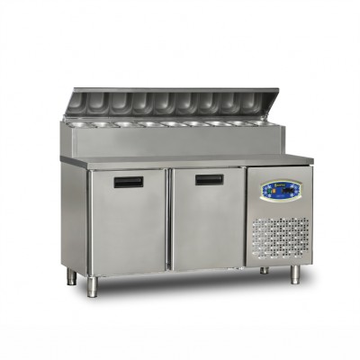 22TBF2S-PA70 2 DOOR LOW MOUNTED PIZZA PREPARATION CABINET