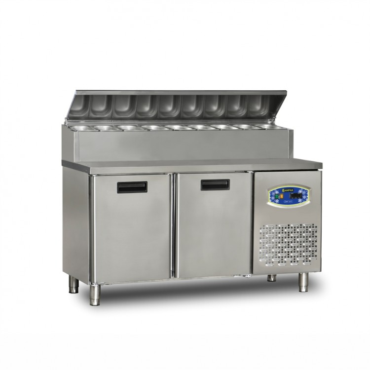 22TBF2S-PA70 2 DOOR LOW MOUNTED PIZZA PREPARATION CABINET