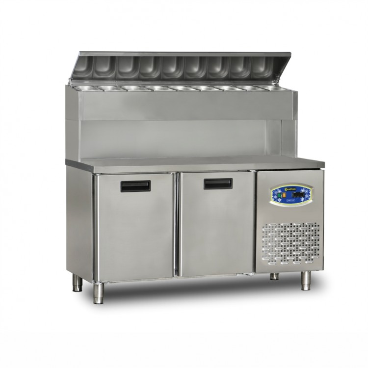 22TBF2S-PY70 HIGH MOUNTED PIZZA PREPARATION CABINET WITH 2 DOORS