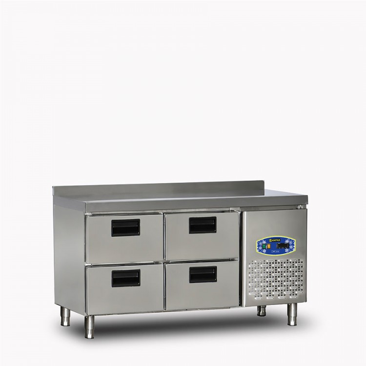22TBF0S-70.4C COUNTER TYPE REFRIGERATOR WITH 4 DRAWERS