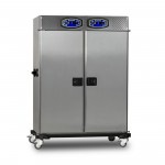 22B002S-GN TWO DOOR HOT BANKET TROLLEY GASTRONOMY TRAY